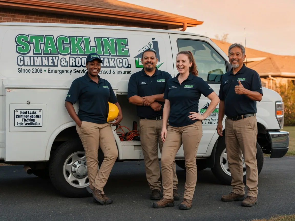 Chimney flashing repair company in Watford City, ND